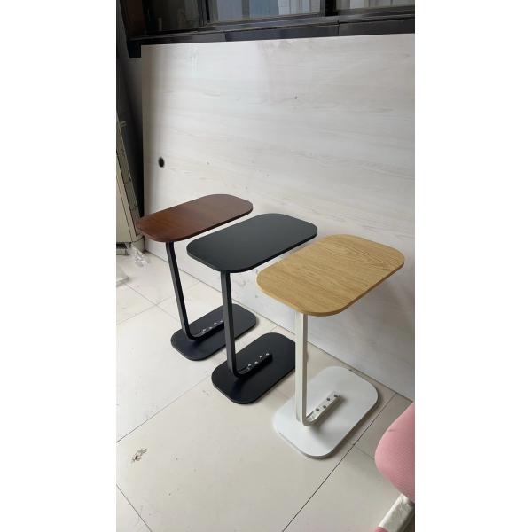 Coffee Table Modern Small Sofa Side Table Wood Corner for Bed Metal Frame Living Room Bedroom