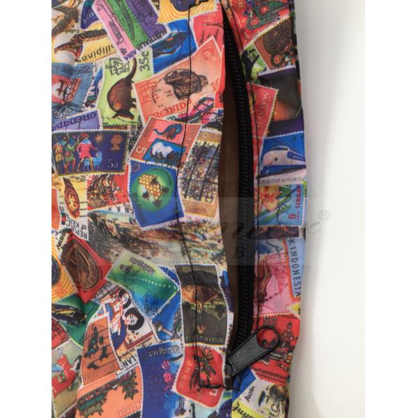 Colorful Folding Pocket Shopping Bag / Reusable Collapsible Shopping Bags