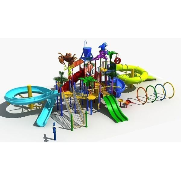 Série Dream Castle Grand village d'eau personnalisé toboggan équipement de divertissement parc aquatique extérieur terrain de jeux d'eau