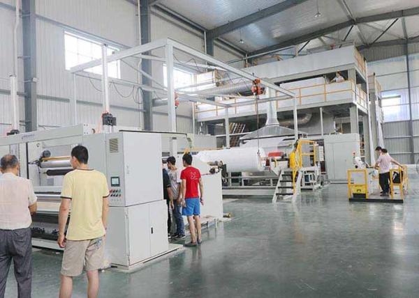 SS S SMS Double Beams Spunbond Fabric Machine High Capacity And Speed