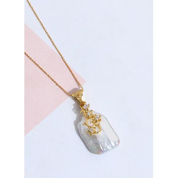 Women Natural Baroque Pearl Necklace Earring Classic Weddings Jewelry Chains Freshwater Pearl Necklace Jewelry