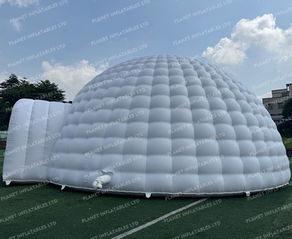 White Striking Inflatable Marquee Tent Wedding Igloo White Canopy Inflatable Igloo Dome Tent Camping Party Outdoor