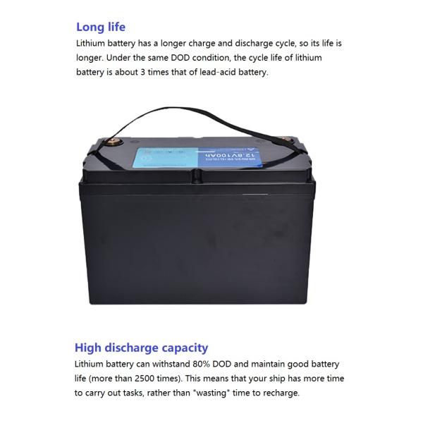 OEM ODM LiFePO4 Литиевая батарея Троллинг-мотор 12V100Ah Электрический скутер батарея