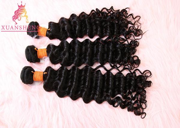 Unprocessed 100% Virgin Human Hair Brazilian Bundles Malaysia Curly
