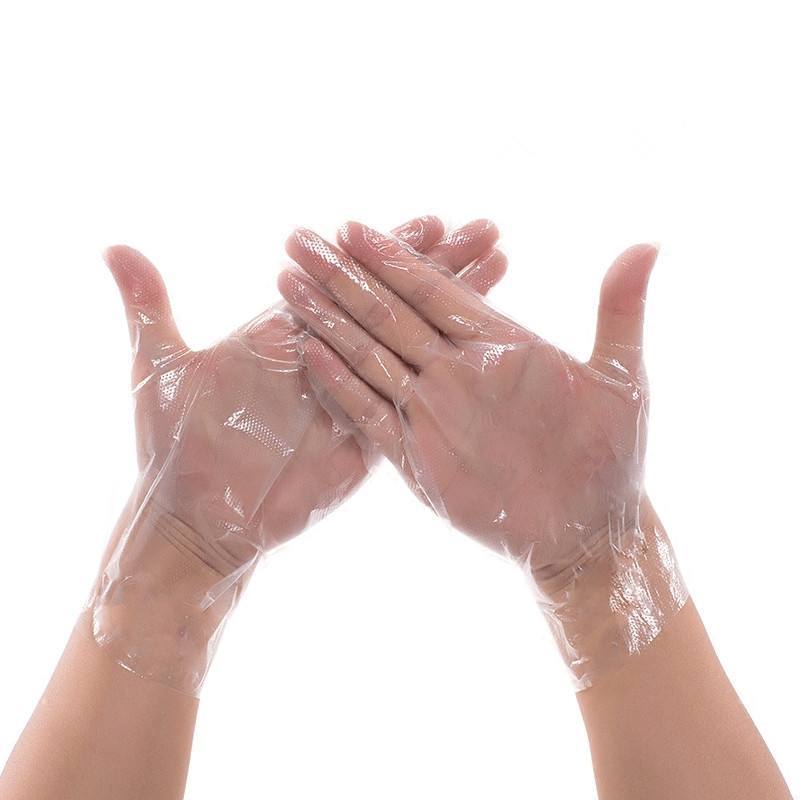 Non Sterile Disposable Polyethylene Gloves Loose Clear Cleaning Gloves Waterproof