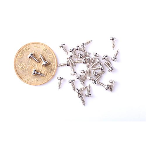 Micro Screws Stainless Steel Screws TIN Coating Screws Round Head for Sunglasses