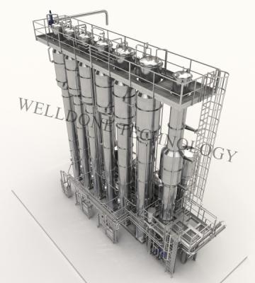 50000KGS/H MVR Evaporator With Secondary Steam Compressor