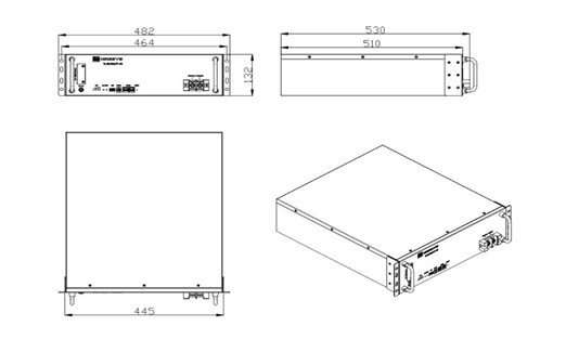 48V 100AH Telecom Battery Anti Reverse