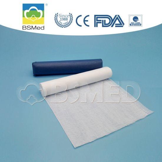 Gaze absorvente cirúrgica do algodão, Gauze Dressing estéril comprimento de 50m/de 90m