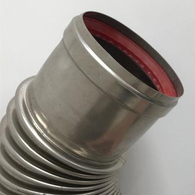 As chaminés isoladas torneira de SUS316L 304, dobram a isolação isolada de lãs minerais de tubulação de conduto