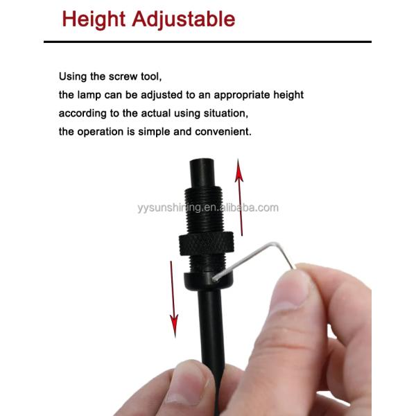 300lm Modern Jewelry Cabinet Display Lamp 3w Black LED Mini Spot Lamp with Knob Switch