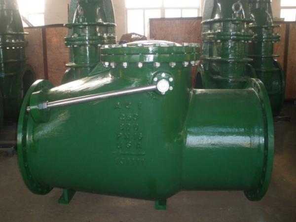 butterfly valve with hammer