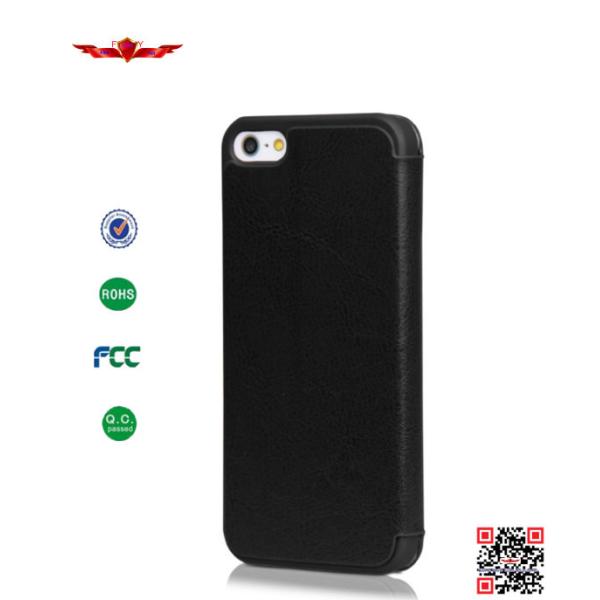 New High Quality Colorful PU Flip Case For Iphone 5S With Stander 100% Perfect Fit