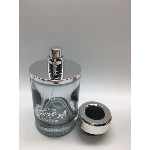 запечатывание атомизатора прямого круглого флакона духов 100ml прозрачное стеклянное