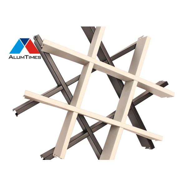 Powder Coating Metal Suspended Ceiling Grid For Exhibition Hall Shopping Center