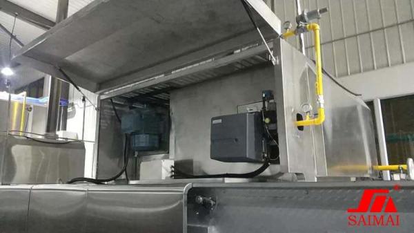 four tunnel hybride de boulangerie de pizza de moteur de 1500kg/M ABB