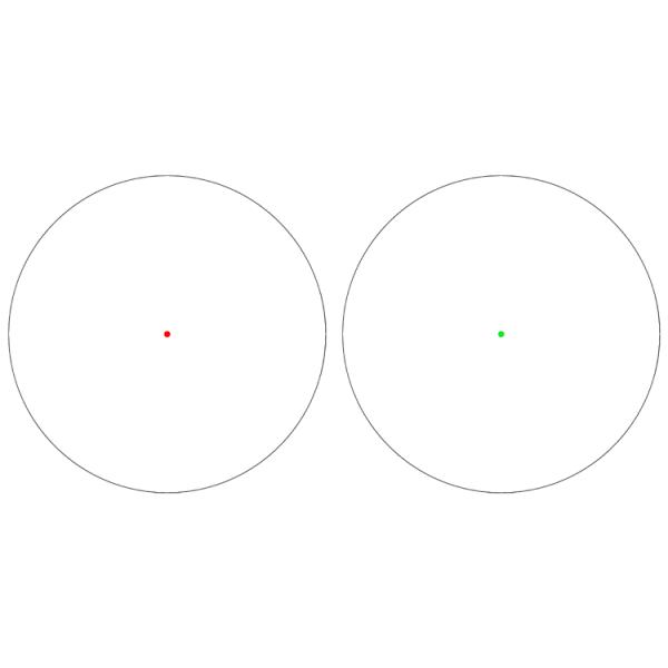 1X40 Tactical Red Green Reticle Reflex Sight with Maximum Output Power 0
