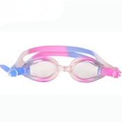 UV Protected Mirrored Women's Triathlon Goggles Full Silicone Head