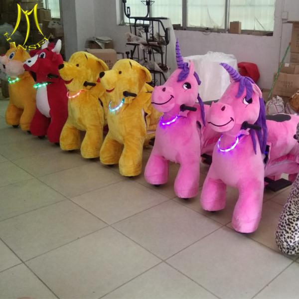 Hansel  outdoor playground unicorn electric scooter with battery walking dog toy