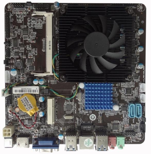 ITX-HM76DL119 HM76 Chipset Mini ITX Motherboard / Motherboard Mini Itx Intel 2nd 3rd Generation