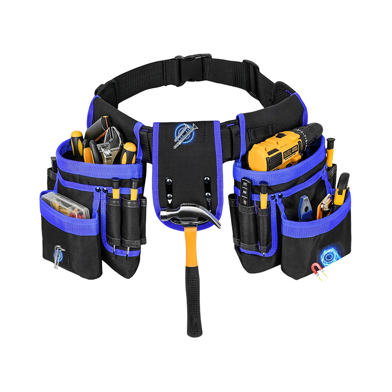 Magnetic Waterproof Heavy-Duty Adjustable Tool Belt Bag OEM/ODM Lightweight Multifunctional Tool Bag