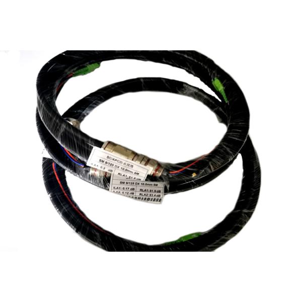 Оптическое волокно отрезка провода FTTx 2core привязывает SC APC 10mm 5m мультимодное