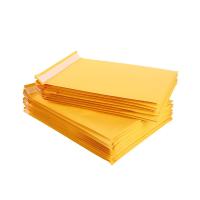 Sacos de bolhas Kraft amarelos à prova de choque e impacto para embalagens de correio