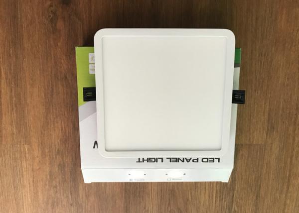 White 18w Led Square Panel Light ,  80ra Embedded Ceiling Lights Saves Energy