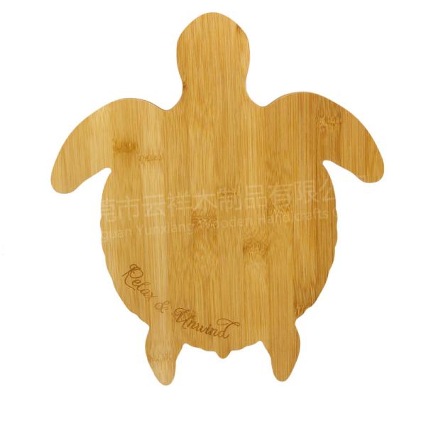 Irregular Bamboo Wooden Plate Sustainable Table Mat Plate