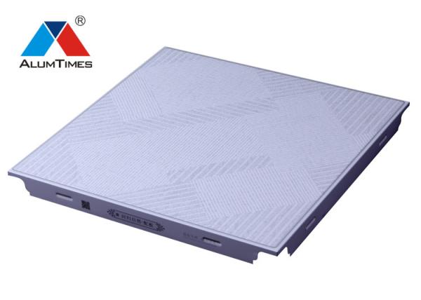Soundproof House Interior False Ceiling , Suspended Aluminum Metal Ceiling 45×45cm
