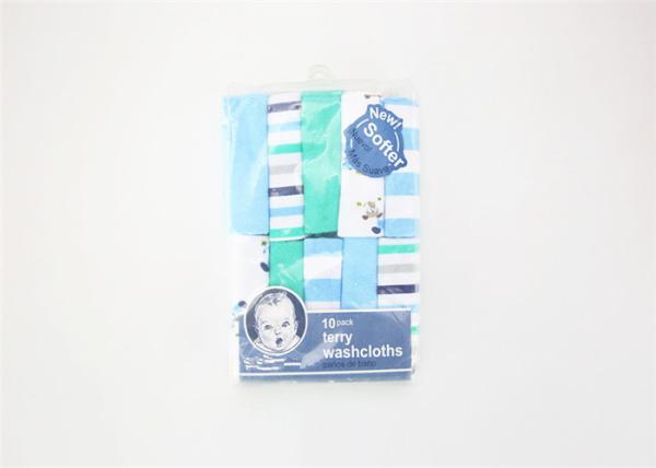 Good Water Absorption Baby Bath Washcloths 80% Cotton 20% Polyester