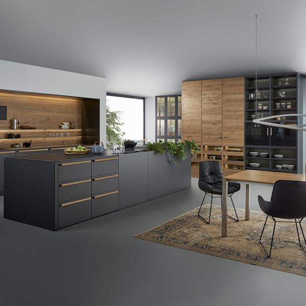 Modern Matte Acrylic Kitchen Cabinets Luxury Black Melamine Kitchen Wall Cupboards