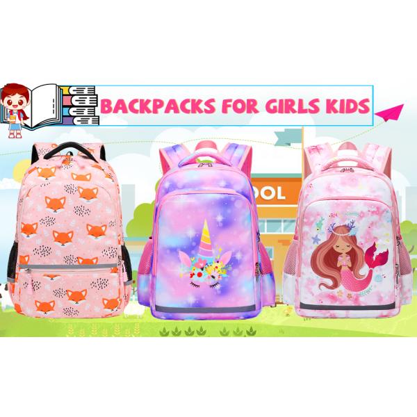 Soft Polyester Inner Lining Preschool Unicorn Backpack with Lunch Box and Pencil Case