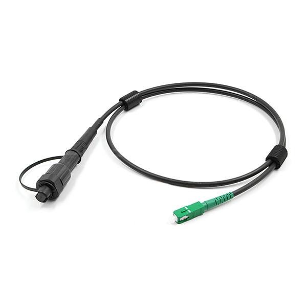 MINI SC APC To SC APC Simplex Fiber Patch Cord 9/125 OS2 LSZH Jacket