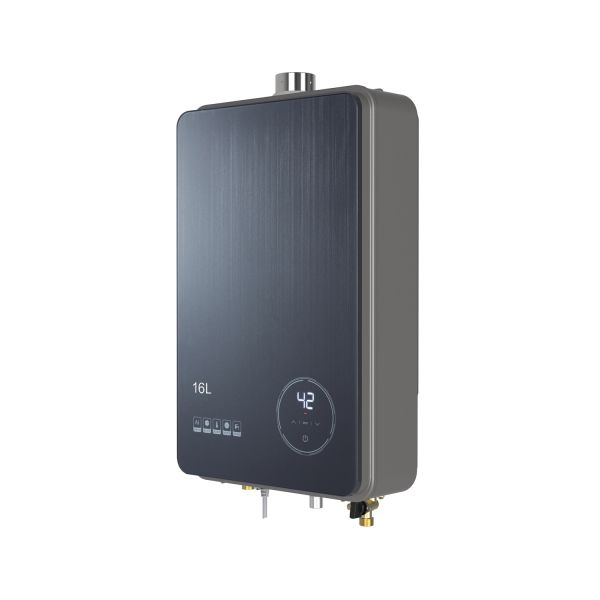 Compact Natural Gas Whole House Tankless Hot Water Heater Flexible Installation