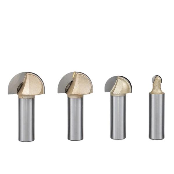 Tideway Arden 1/2 1/4 6mm 8mm Vástago Carburo CNC Router de Madera Grabado Brocas Herramientas Fondo Redondo Carpintería Brocas CNC para Corte de Madera