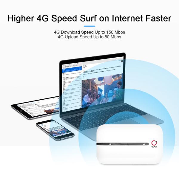 Прибор 3000mah 150mbps Точки доступа маршрутизатора 4g Lte OLAX MT10 MIFI Wifi