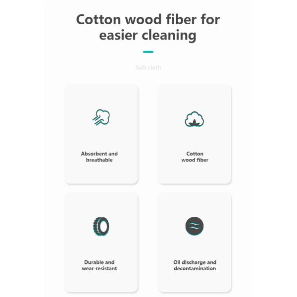 Кухонные полотенца из деревянного волокна из бамбука квадратная форма настраиваемый логотип хлопчатобумажные полотенца для посуды