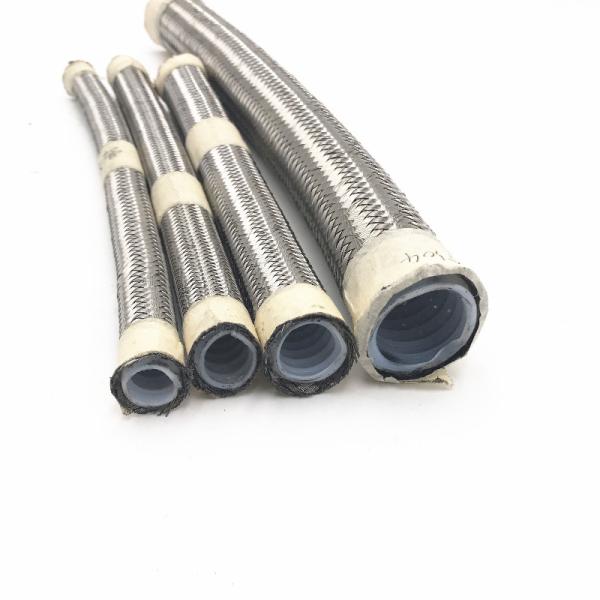 PTFE Flexible Hose Stainless Steel Wire Braided Corrugated PTFE Hose