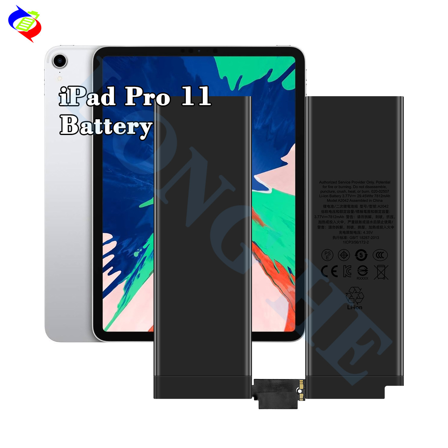 Новый высококачественный литий для Apple iPad Pro 11 2018 1ST Таблетная батарея A2042 A1934 A1979 A1980 A2013 Заменяющая батарея