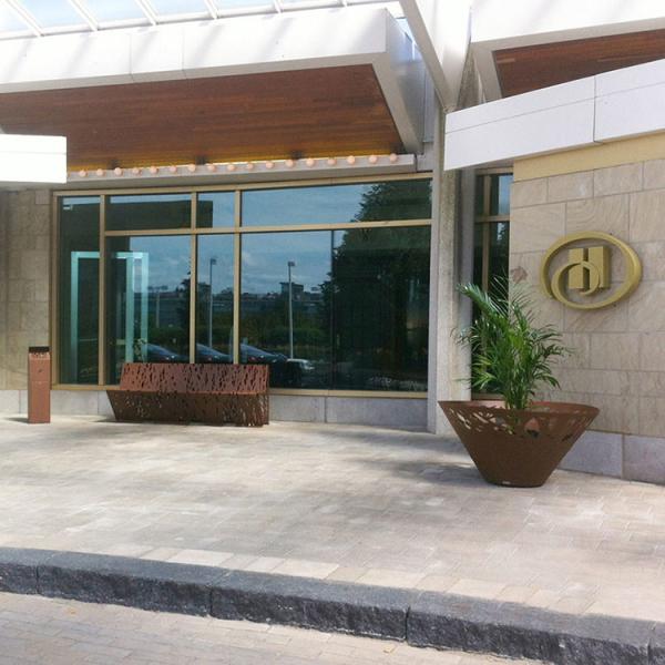 1000mm Gnee Garden Outdoor Metal Planter For Tree And Flower