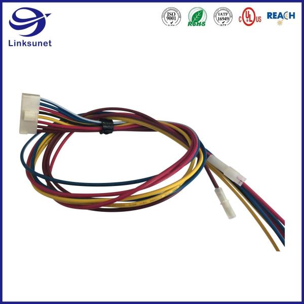 Computer Wire Harness with Commercial MATE N LOK 1 row Friction Lock Connectors