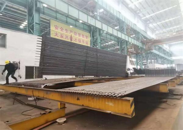 Power Station Gas Hot Water Boiler Membrane Wall Panels High Efficiency