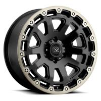 20 22 24 Off Road forgés par pouce roule de PCD 5 X 127 6 X 139,7 5 X 150 6 le noir X135 usinés