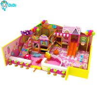 Equipamento de área de brinquedo interior para crianças com tema rosa ODM/OEM