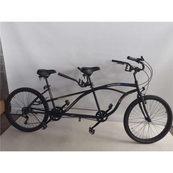 OEM 26 Inch Adults Tandem Beach Cruiser Bike with 1.8m Length and 300kg Load Capacity