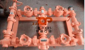 Surface Floor Choke 2000 Psi Wellhead Manifold For Well Testing Service