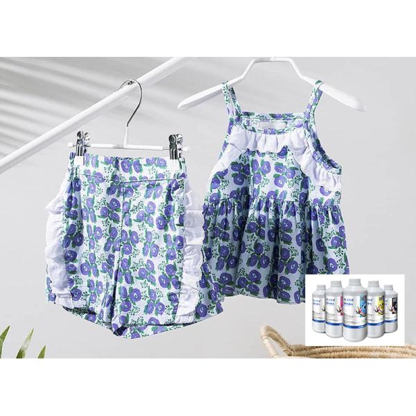 Baosiwei CMYK Heat Transfer Ink C , M , Y , K 1000ml for Smooth Printing