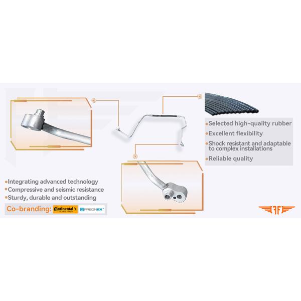 64506799633 manguera de descarga de CA para 13-15 2.0L BMW X1 E81 E82 E84