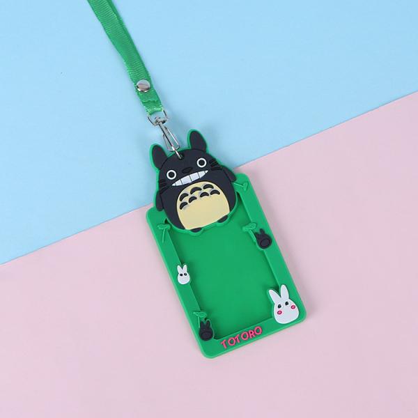 Non-Toxic Silicone ID Badge Holder for Office School ID Credit Cards Proximity Key Cards License